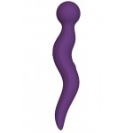 Фиолетовый жезловый вибромассажёр Cassi - 21 см