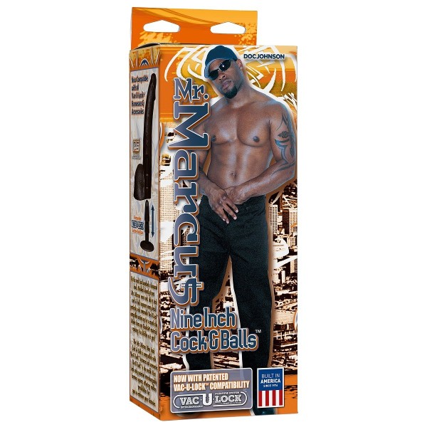 Реалистичный фаллоимитатор Mr Marcus  9  R5 Cock   Balls - 22,86 см