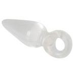 Анальная втулка с колечком на пальчик Finger Plug - 9,5 см