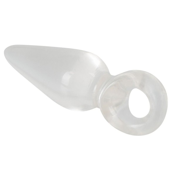 Анальная втулка с колечком на пальчик Finger Plug - 9,5 см