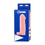 Фаллическая насадка XLOVER INCREASE+ с кольцом для фиксации - 17 см