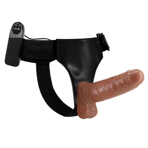 Страпон на трусиках с вибрацией Ultra Passionate Harness - 16 см