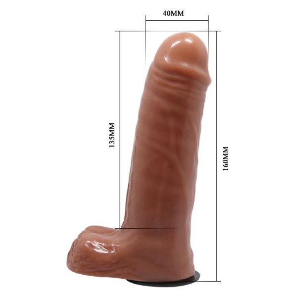 Страпон на трусиках с вибрацией Ultra Passionate Harness - 16 см