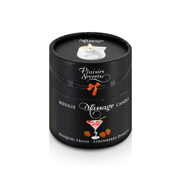 Массажная свеча с ароматом клубничного дайкири Bougie de Massage Daikiri Fraise - 80 мл