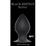 Чёрная анальная пробка Thick Anal Plug Large - 11,5 см