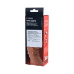 Телесная насадка на фаллос с отверстием для мошонки EXTREME SLEEVE - 15,6 см