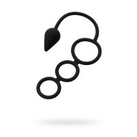 Тройное эрекционное кольцо с анальным хвостом Drop S-size Тройное эрекционное кольцо с анальным хвостом Drop S-size