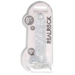 Прозрачный фаллоимитатор Realrock Crystal Clear 9 inch - 25 см
