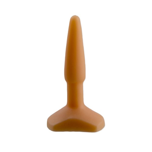 Оранжевый анальный стимулятор Small Anal Plug flash - 12 см