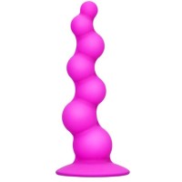 Рельефная лиловая елочка Booty Passion с присоской - 15 см. Рельефная лиловая елочка Booty Passion с присоской - 15 см.