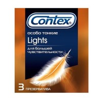 Особо тонкие презервативы Contex Lights - 3 шт. Особо тонкие презервативы Contex Lights - 3 шт.