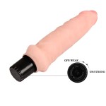 Вибратор телесного цвета  Realistic Cock Vibe - 15,5 см