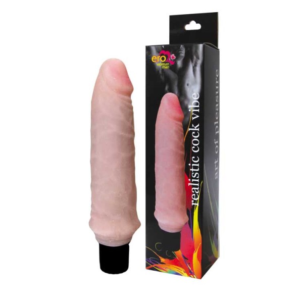 Вибратор телесного цвета  Realistic Cock Vibe - 15,5 см