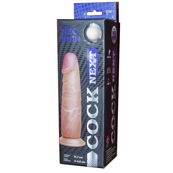 Фаллоимитатор на присоске COCK NEXT 7  - 17,7 см