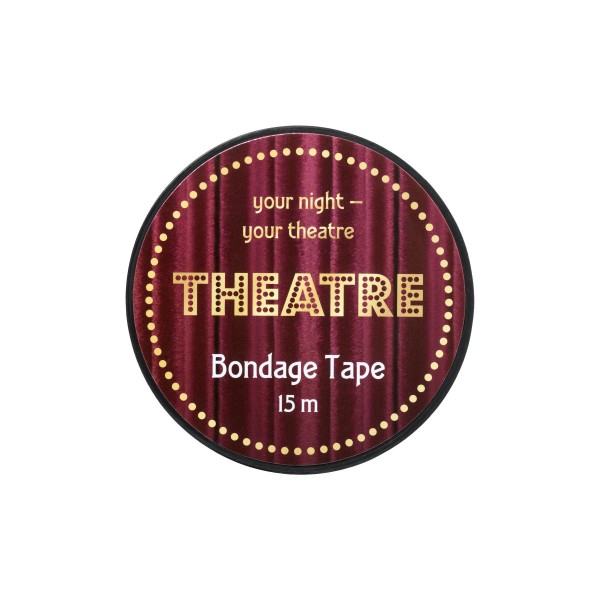 Черный бондажный скотч TOYFA Theatre - 15 м