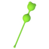 Зеленые вагинальные шарики A-Toys с ушками Зеленые вагинальные шарики A-Toys с ушками