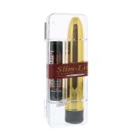 Золотистый классический вибратор с идеально гладкой поверхностью SLIM-LINE VIBRATOR GOLD - 17 см