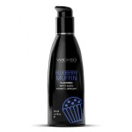 Лубрикант на водной основе с ароматом черничного маффина Wicked Aqua Blueberry Muffin - 60 мл