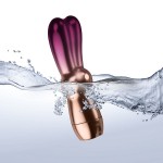 Фиолетовый клиторальный зайчик Climaximum Bella - 10 см