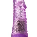 Фиолетовый вибратор High-Tech fantasy - 22,5 см