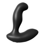 Черный массажер простаты Electro Stim Prostate Vibe с электростимуляцией - 13,3 см