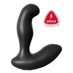 Черный массажер простаты Electro Stim Prostate Vibe с электростимуляцией - 13,3 см