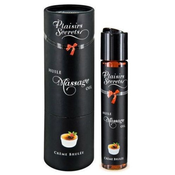 Массажное масло с ароматом крем брюле Huile de Massage Gourmande Creme Brulée - 59 мл