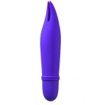 Фиолетовый мини-вибратор Universe Teasing Ears - 12,5 см