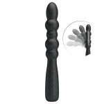 Черный гнущийся вибратор Monroe - 18,5 см