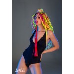 Красная плеть Party Hard Risque - 63,5 см