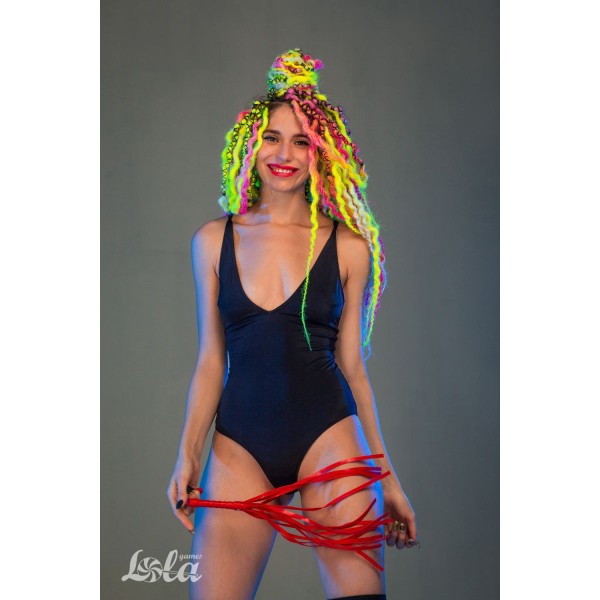 Красная плеть Party Hard Risque - 63,5 см