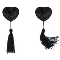 Черные пэстисы-сердечки Evans с кисточками Черные пэстисы-сердечки Evans с кисточками