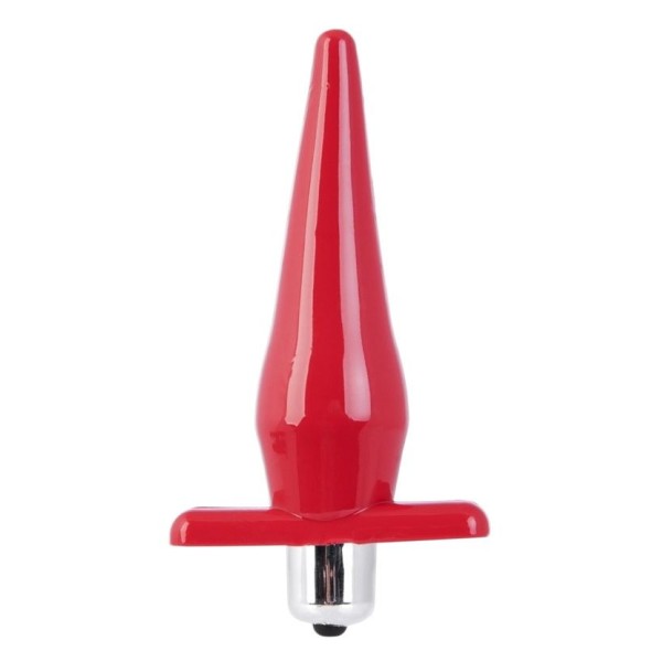 Красная водонепроницаемая вибровтулка Black Red - 12,7 см