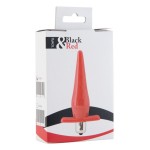 Красная водонепроницаемая вибровтулка Black Red - 12,7 см