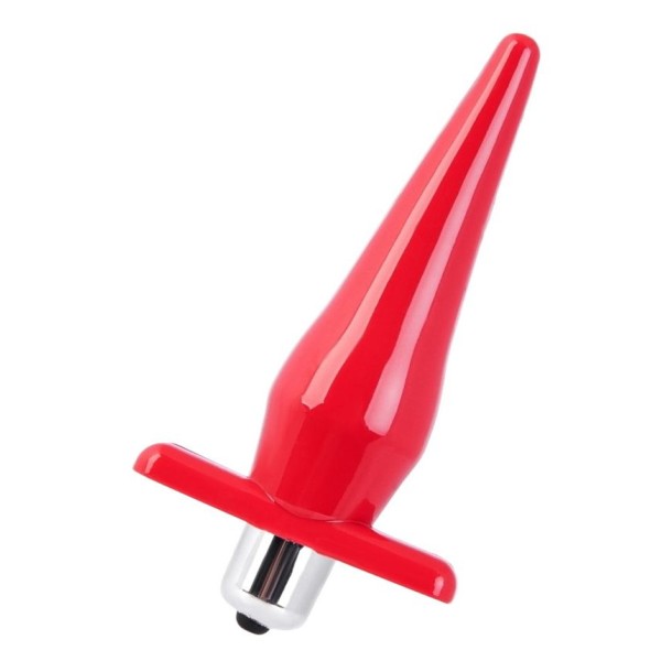 Красная водонепроницаемая вибровтулка Black Red - 12,7 см