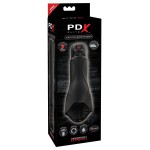 Черный вибромастурбатор-ротатор Vibrating Roto-Teazer 