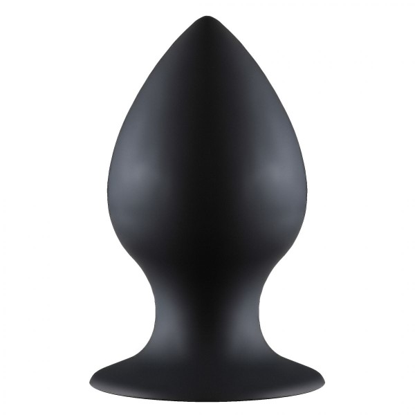 Чёрная анальная пробка Thick Anal Plug Small - 7,8 см