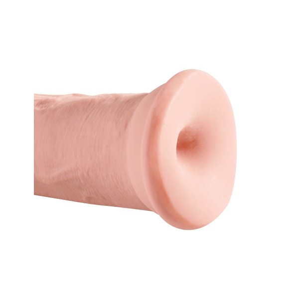 Телесный фаллоимитатор на присоске 11  Triple Density Cock - 25,4 см
