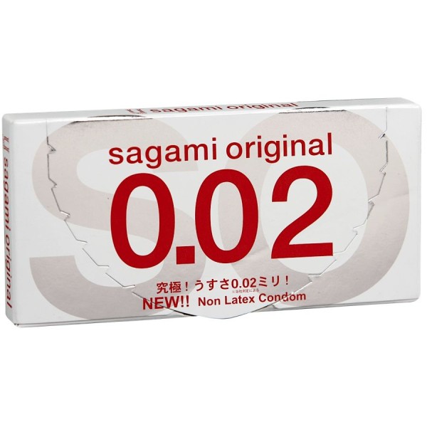 Ультратонкие презервативы Sagami Original 002 - 2 шт
