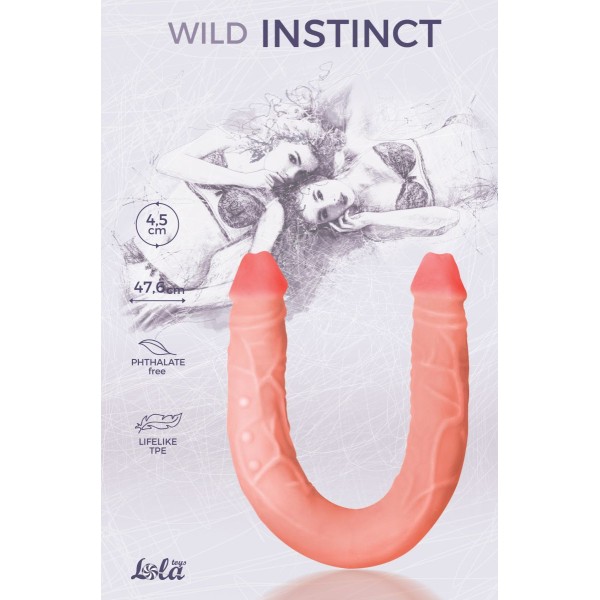 Двусторонний фаллоимитатор Wild Instinct - 47,6 см