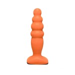 Телесный анальный стимулятор Small Bubble Plug - 11 см