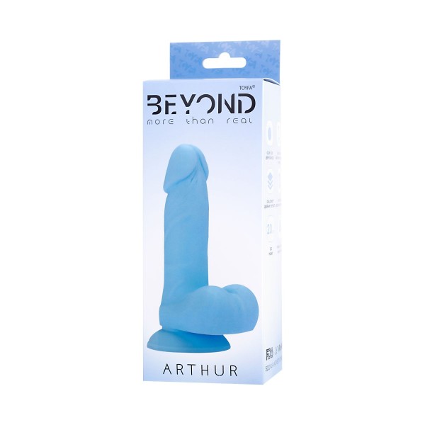 Голубой фаллоимитатор Arthur - 20 см