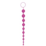 Фиолетовая анальная цепочка ORIENTAL JELLY BUTT BEADS 105 PURPLE - 26,7 см