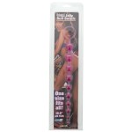 Фиолетовая анальная цепочка ORIENTAL JELLY BUTT BEADS 105 PURPLE - 26,7 см