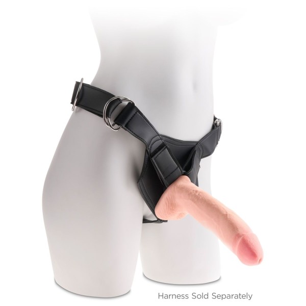 Телесный фаллоимитатор на присоске 10  Triple Density Cock with Balls - 26,7 см