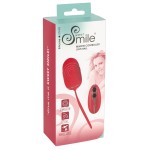 Красное виброяйцо Remote Controlled Love Ball с пультом ДУ