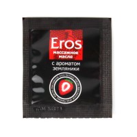 Пробник массажного масла с ароматом земляники Eros fantasy - 4 гр.