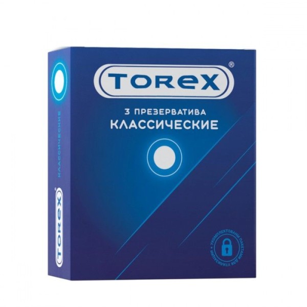 Гладкие презервативы Torex  Классические  - 3 шт