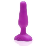Анальная вибропробка NOVICE REMOTE CONTROL PLUG FUCHSIA - 10,2 см