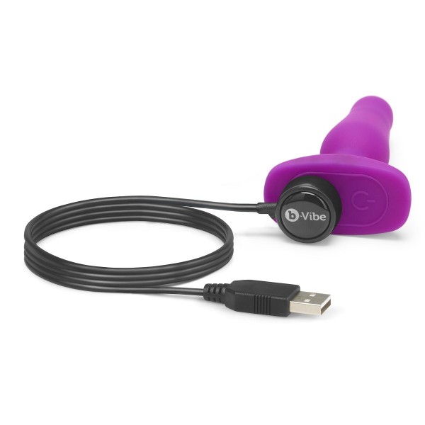 Анальная вибропробка NOVICE REMOTE CONTROL PLUG FUCHSIA - 10,2 см